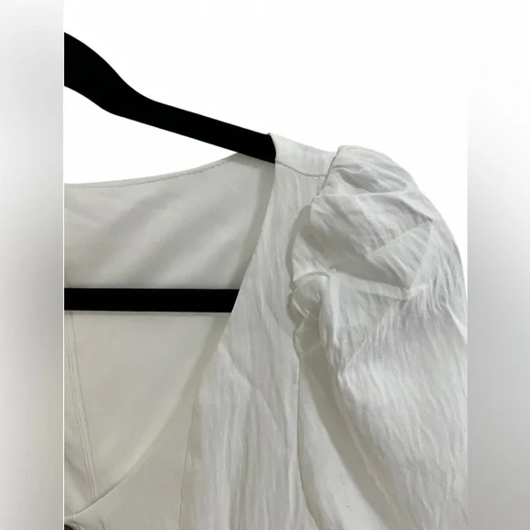 NEW Western Vintage | S, M | Sexy White Effortless Flowy Ruffle Maxi Ankle Dress - Picture 7 of 10